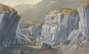 Le cave di ardesia a Bron Llwyd da John Warwick Smith